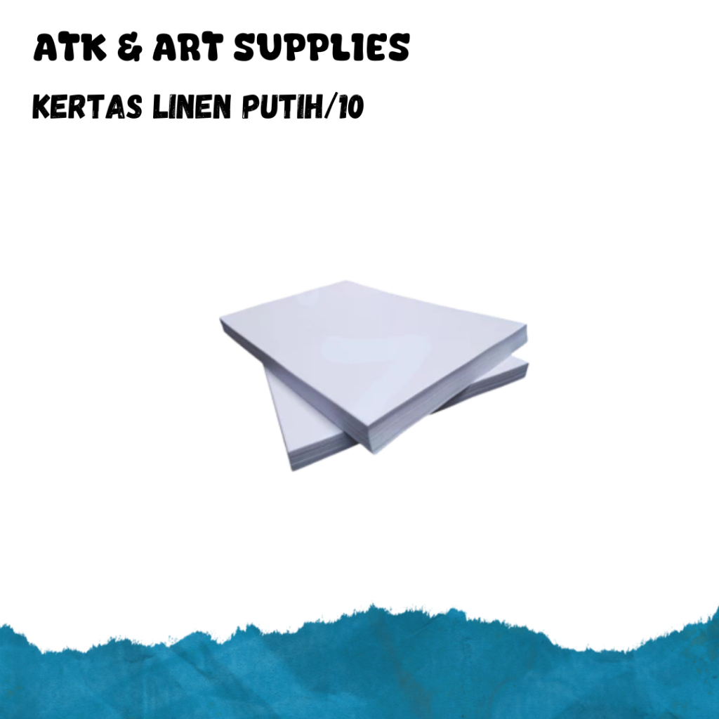 KERTAS LINEN PUTIH/10