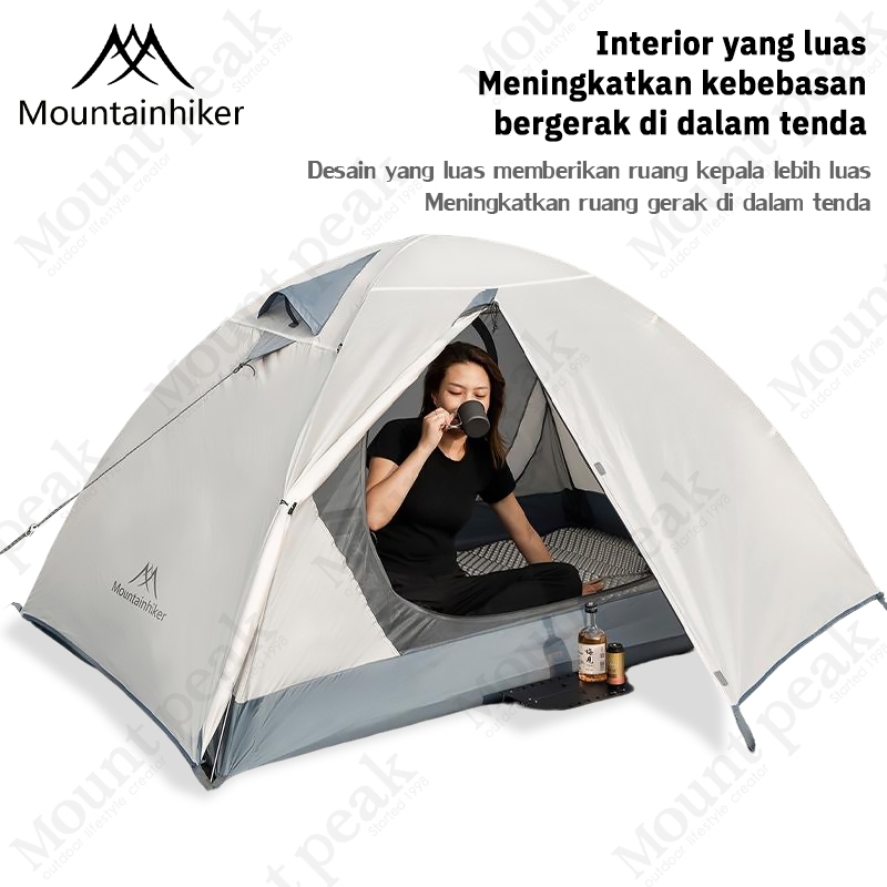 mountainhiker Tenda Hiking Tenda Camping  Ultralight Tent 2P-3P