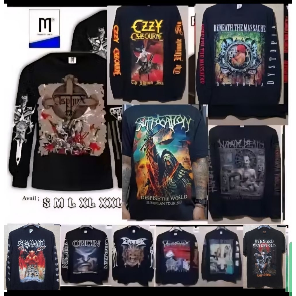 kaos band TRAUMA/DEATH/MESSIAH/CRYPTOPSY/GNR