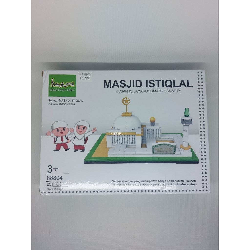 Balok susun islami- bentuk masjid istiqlal