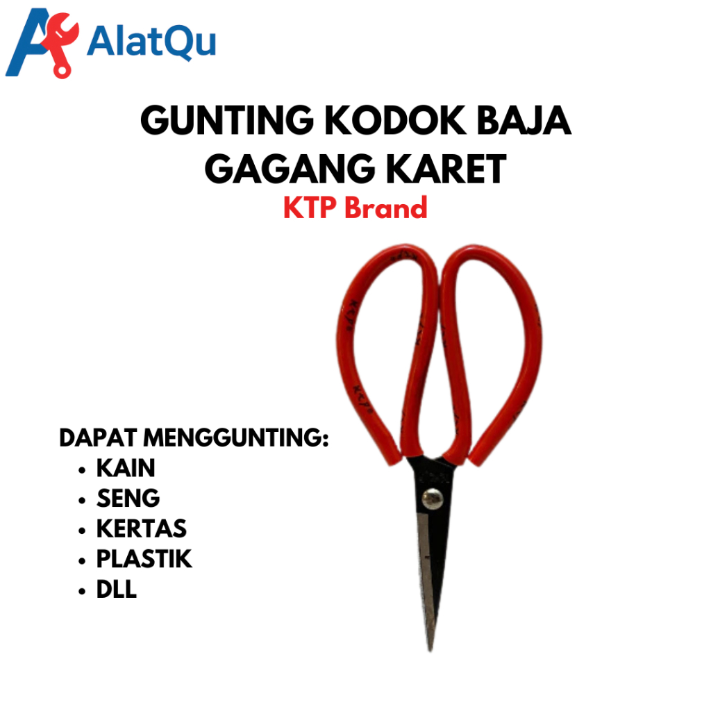 Gunting Kain | Gunting Kodok Serbaguna | Gunting Baja Seng