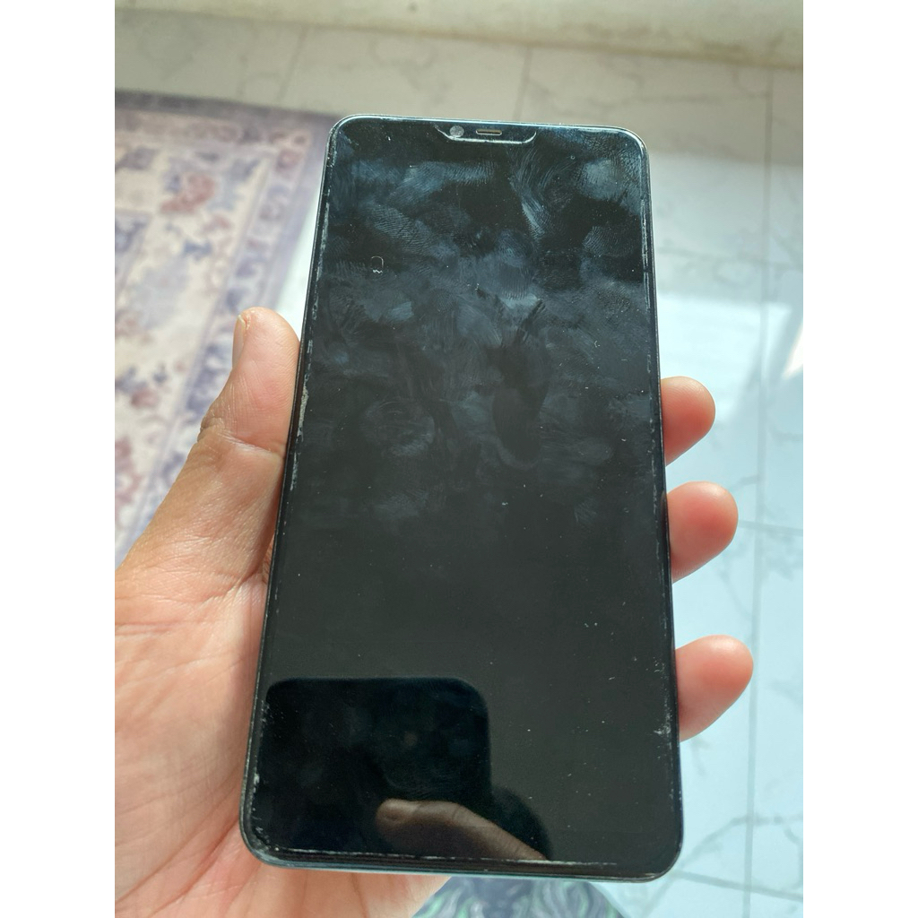 LCD Oppo A3S Original Copotan plus Frame