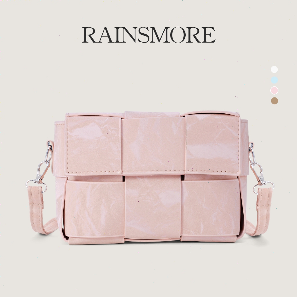 RAINSMORE: Tas Kecil yang Lagi Hits, Desain Anyaman Unik - Tas Selempang Trendi untuk Gaya Harian