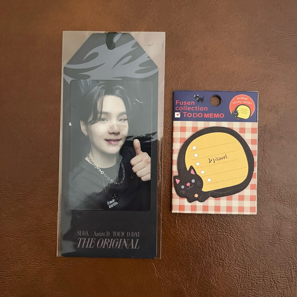 SEALED BTS suga benefit dvd the original japan bookmark d-day