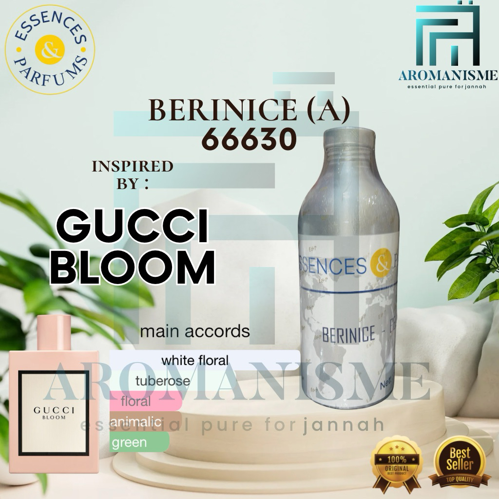 Bibit Parfum Searah Gucci Bloom By Essences Berinice Grade A Repack 50ml / 100ml