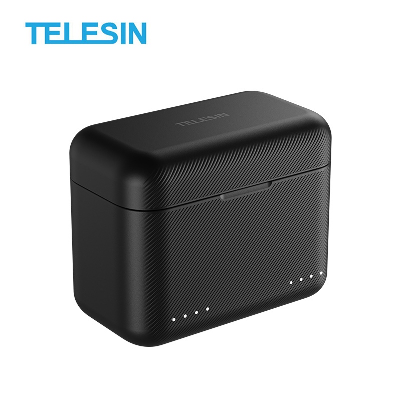TELESIN Insta360 X4 Pengisi Daya Baterai Kotak Penyimpanan Baterai untuk Insta 360 X4
