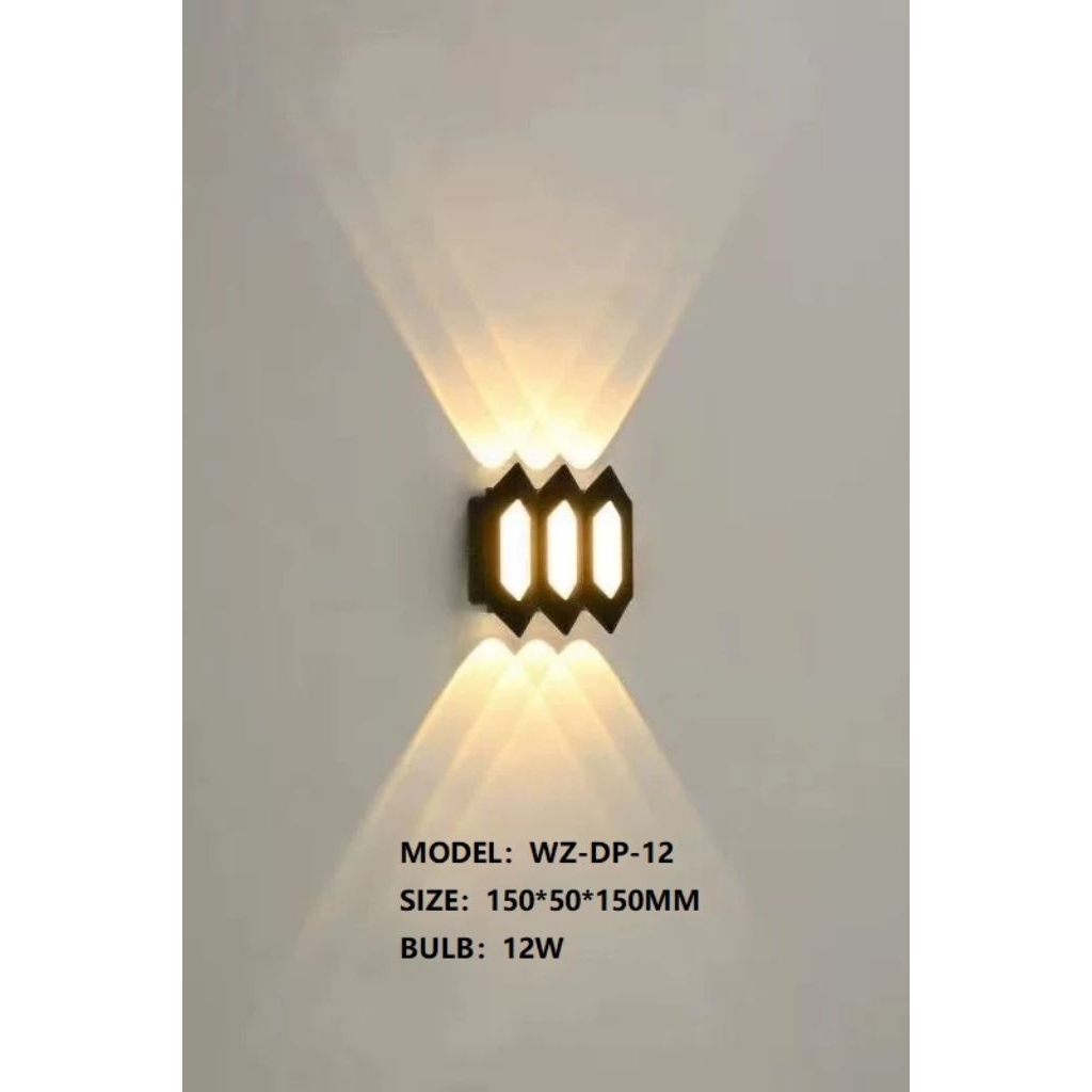 Lampu Dinding Hias LED Minimalis Modern Teras Elegan