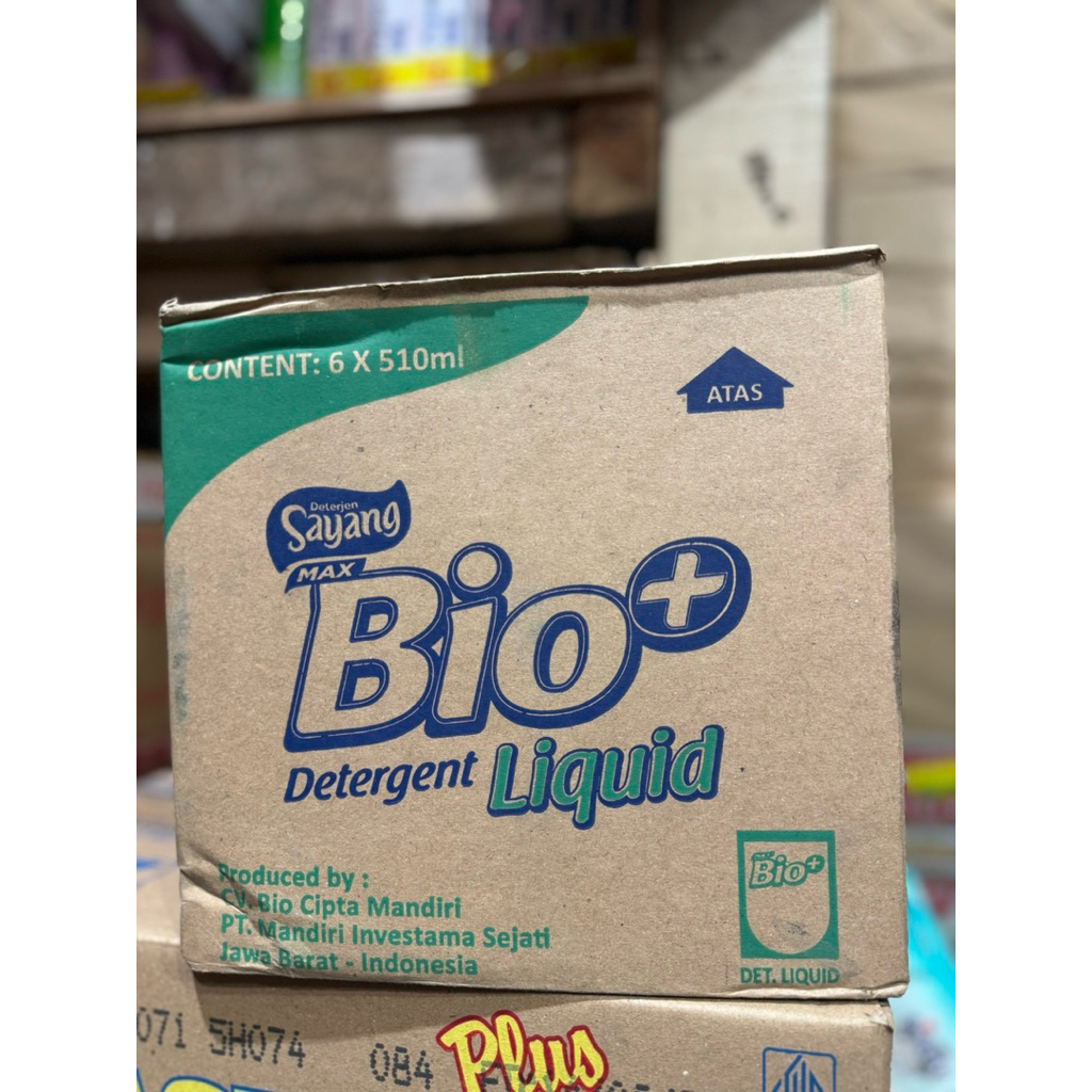 Detergent Liquid sayang Max Bio 510 ml @ 6 / 1 dus