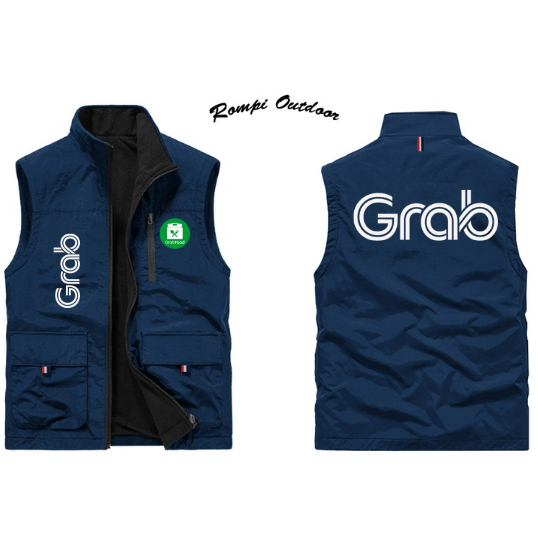 Rompi Driver Grab | Jaket Grab | Jaket Rompi Grab