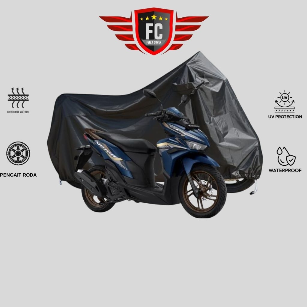 Cover Motor Honda Vario 125 Feiza Cover Waterproof