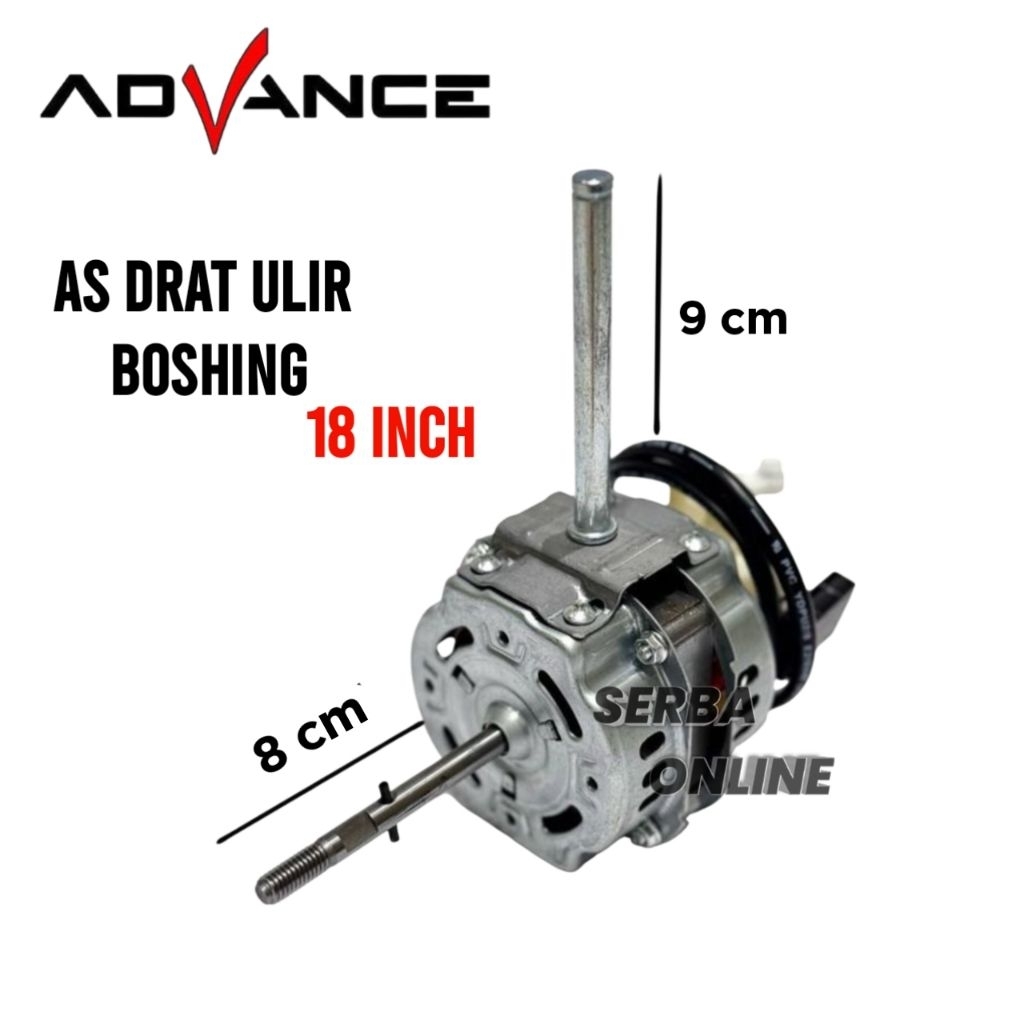 Dinamo kipas angin Tds ADVANCE /AS DRAT ULIR BOSHING 16 - 18 INCH