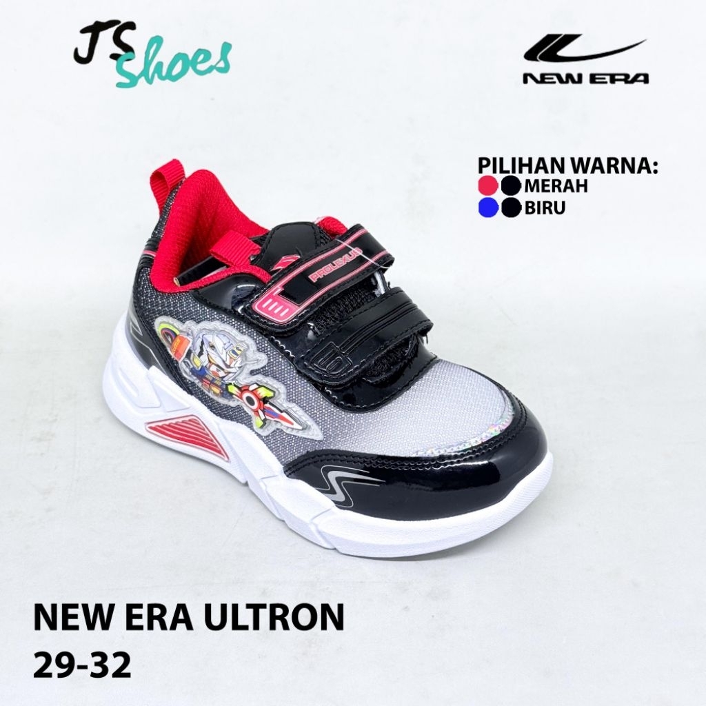 NEW ERA ULTRON - SEPATU SNEAKERS SEPATU SEKOLAH ANAK COWOK MERK NEW ERA ORIGINAL