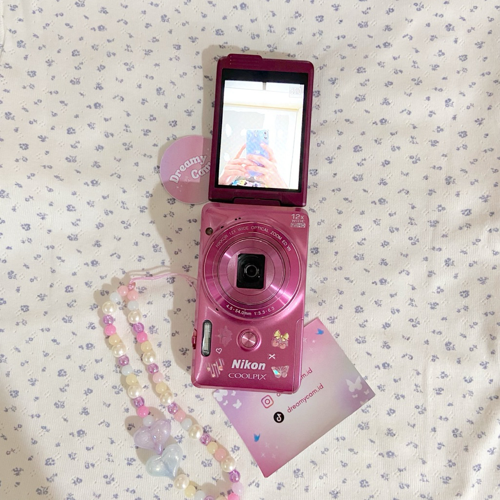 Nikon Coolpix S6900 (wifi + flip screen) Pink Digital Compact Pocket Camera