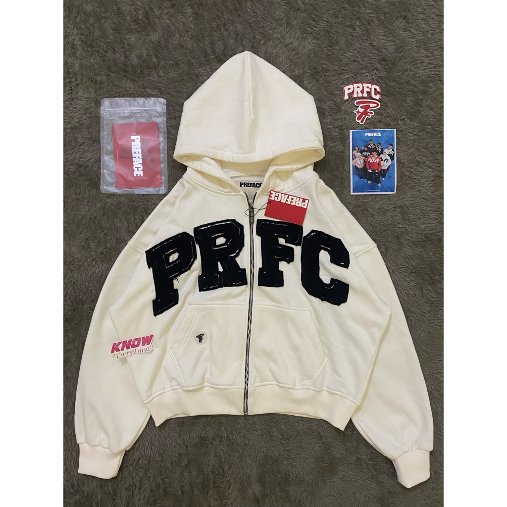 Hoodie Preface Unfinished White