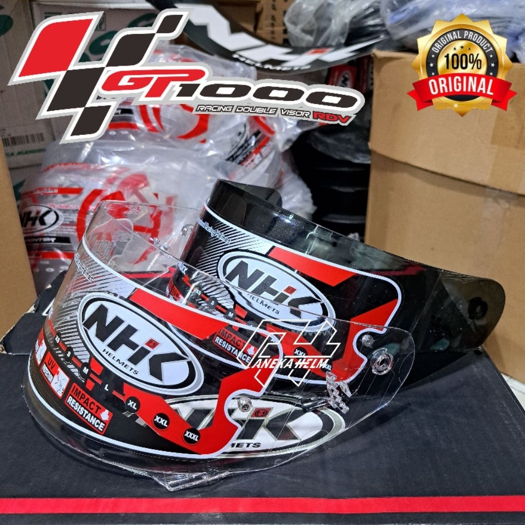 kaca visor ORIGINAL Helm NHK GP 1000 | 2visor helm full face