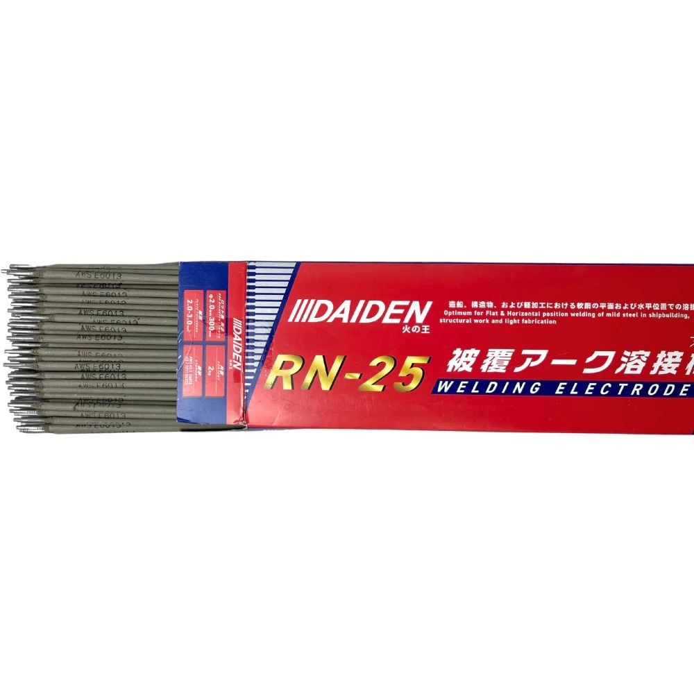 Daiden Aws E6013 (Rn-25) 2.0 2.6 3.2 berbagai Ukuran