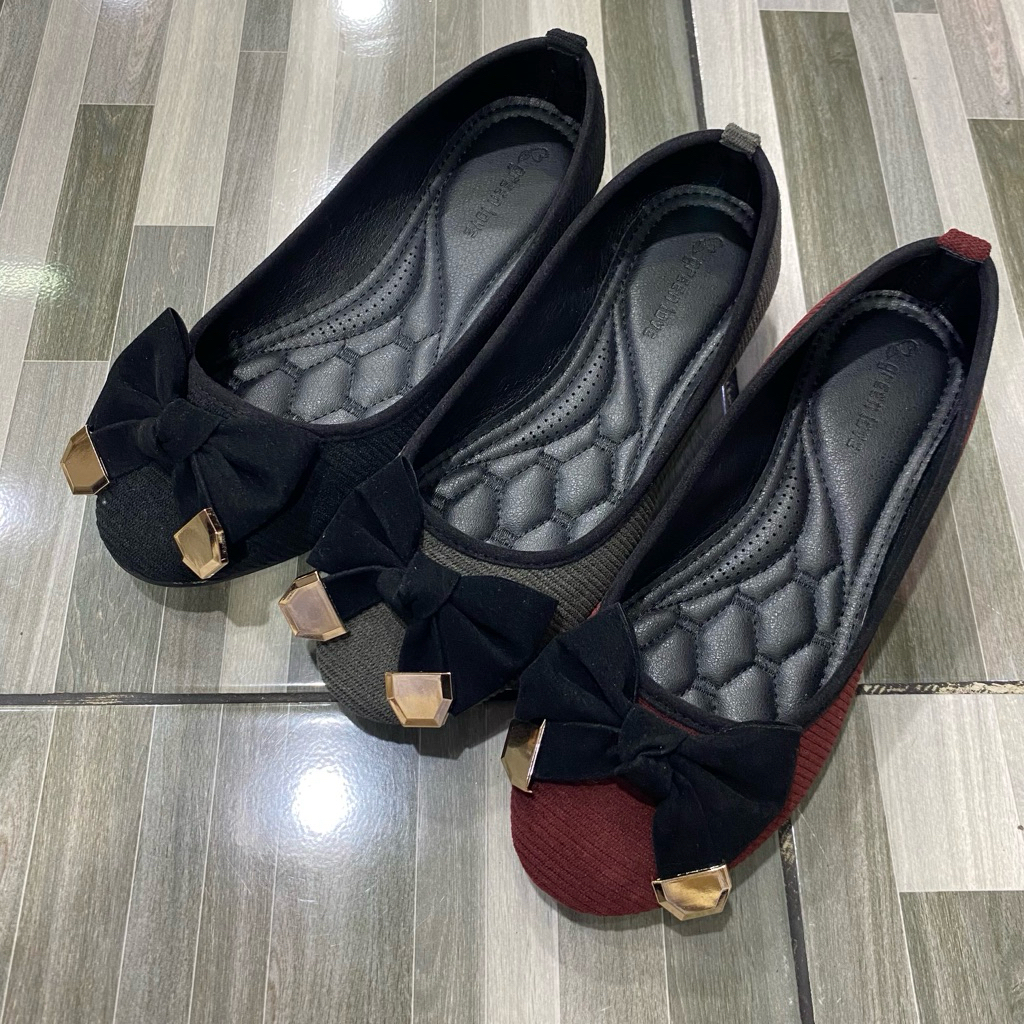 GREENLOVE - EI.38 - SEPATU WANITA - SEPATU BAHAN CORDUROY