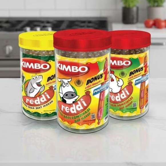 KIMBO Reddi Sosis Toples Ayam Sapi Ikan Otak-Otak