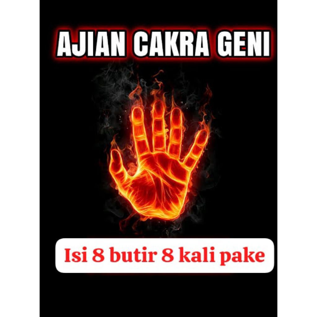 ALAT SULAP CAKRA GENI-LEBUR GENI ISI 8 BUTIR