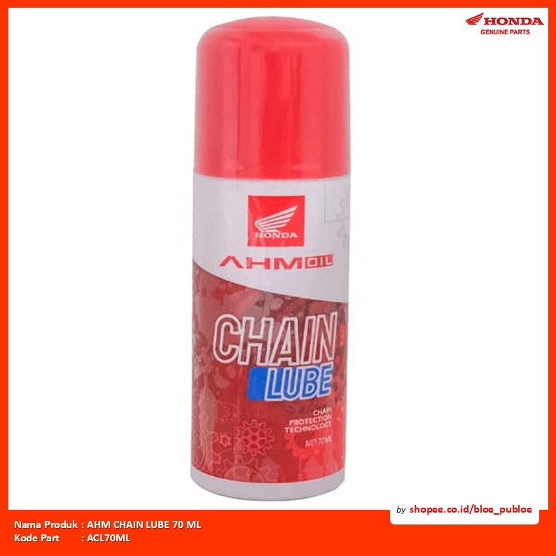 Pelumas Rantai 70 ml Motor Honda/AHM CHAIN LUBE 70 ML/ACL70ML