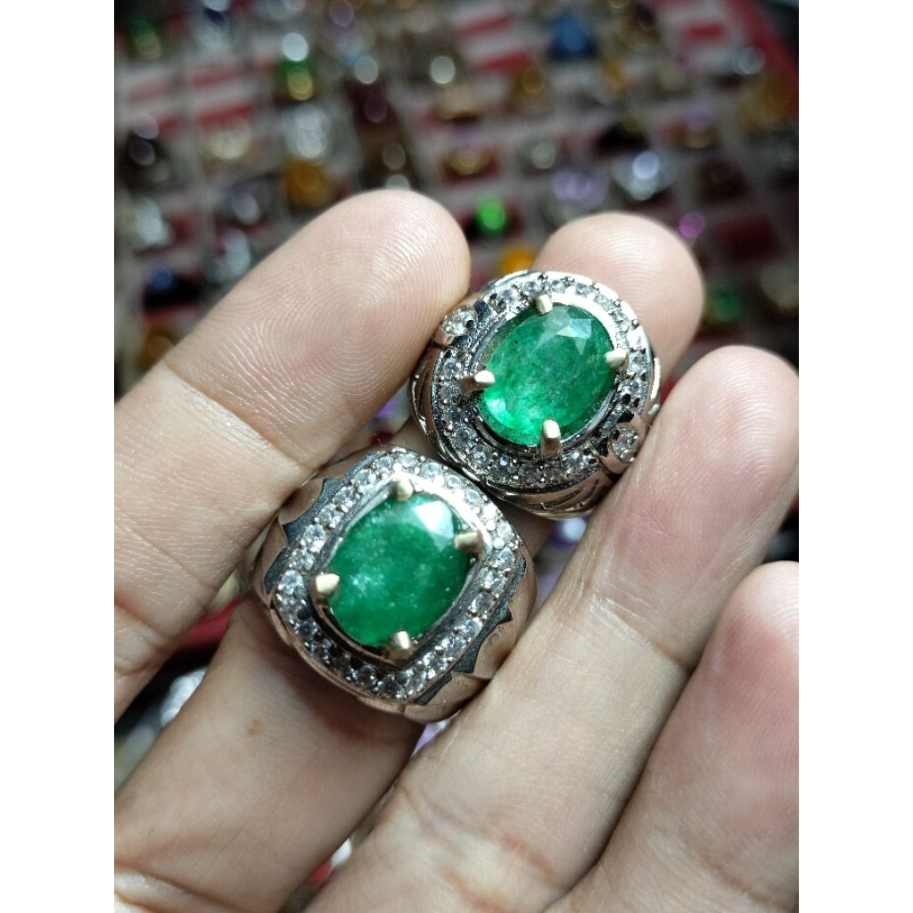 zamrud Colombia natural beryl