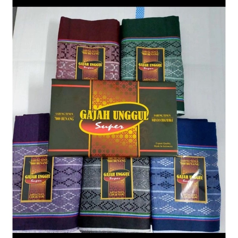 Sarung Tenun Gajah Unggul Super Terbaru