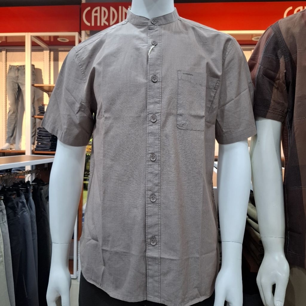 cardinal kemeja koko/ baju taqwa / baju muslim lengan pendek regularfit devisi cardinal casual