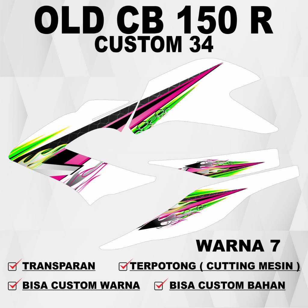 Stiker Old CB 150 r Stiker CB 150 R v1 / Striping Old CB 150 r Striping CB 150 R v1 / Stiker Sticker