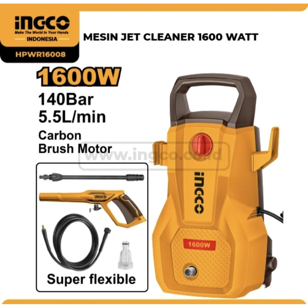 MESIN JET CLEANER 1600 WATT HPWR16008 INGCO