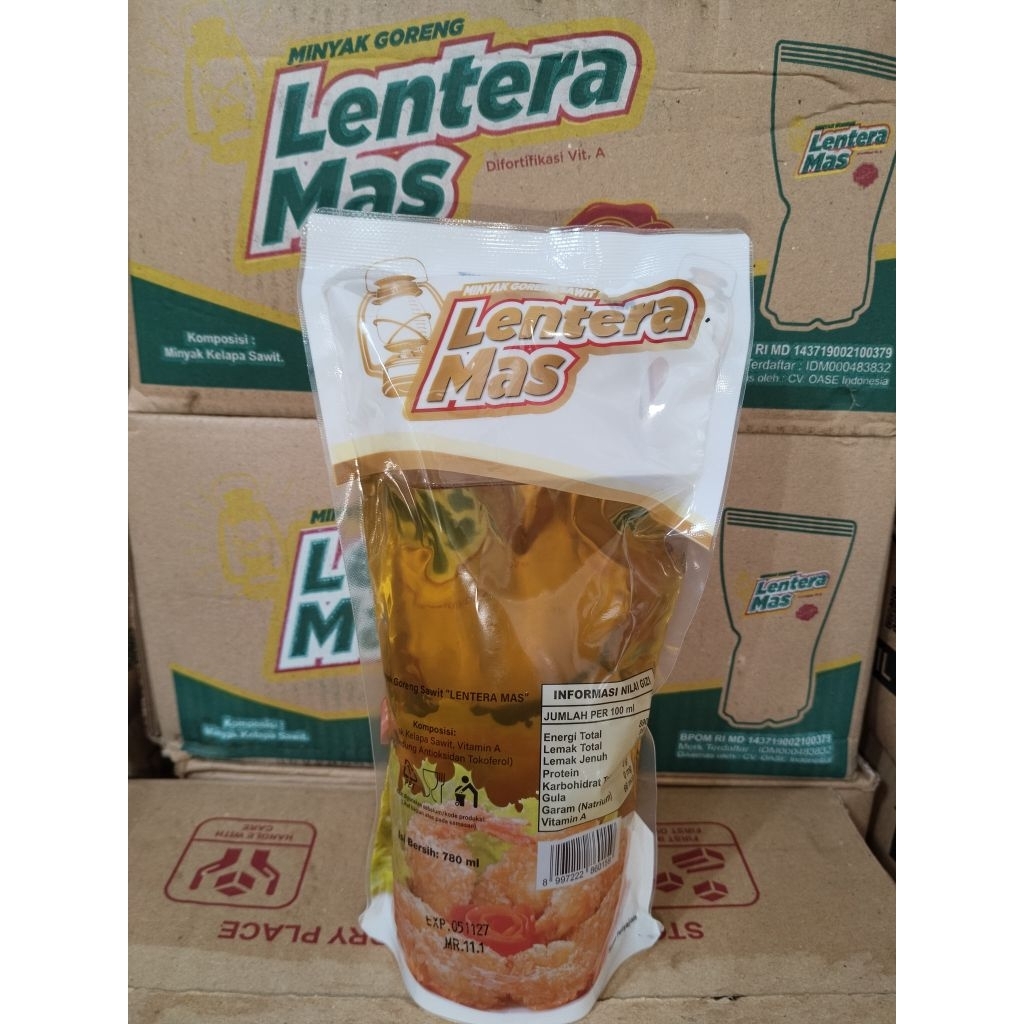 Minyak Goreng Lentera Mas Refill 780ml
