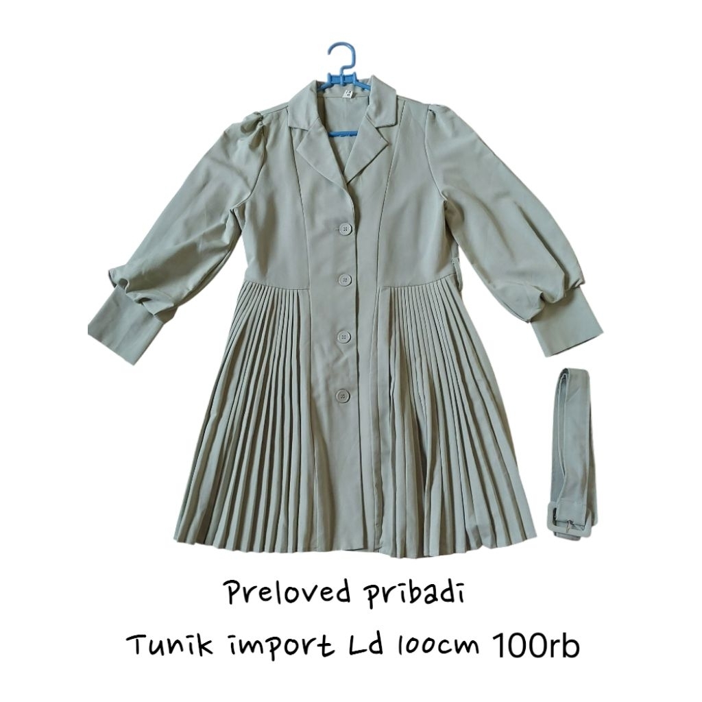 Tunik plisket import