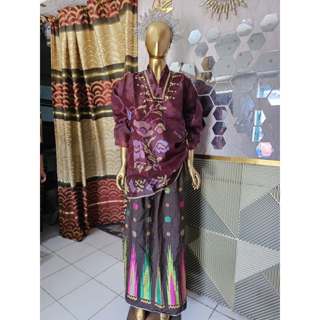 BAJU BODO MOERDN MOTIF PRINTING BUNGA LAGOSI