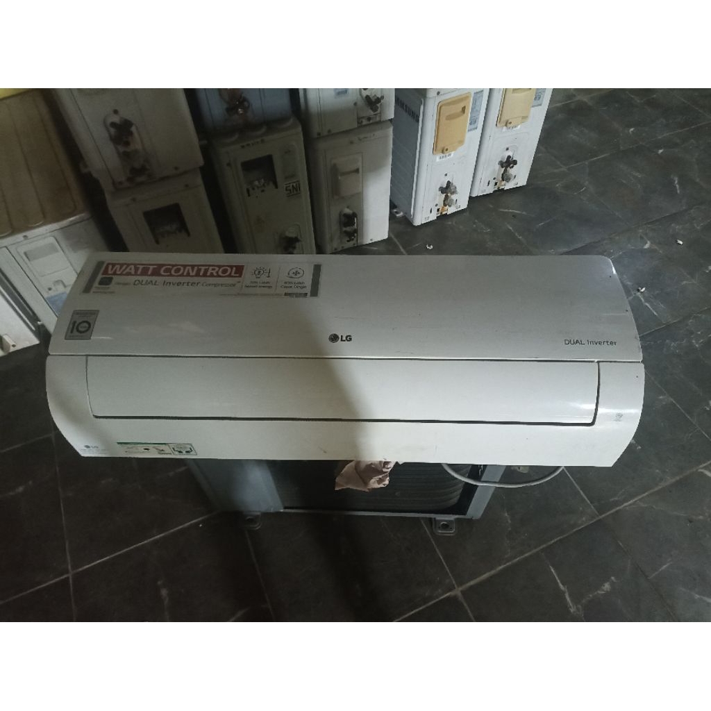 indor ac Lg dual inverter 1,5pk bekas original