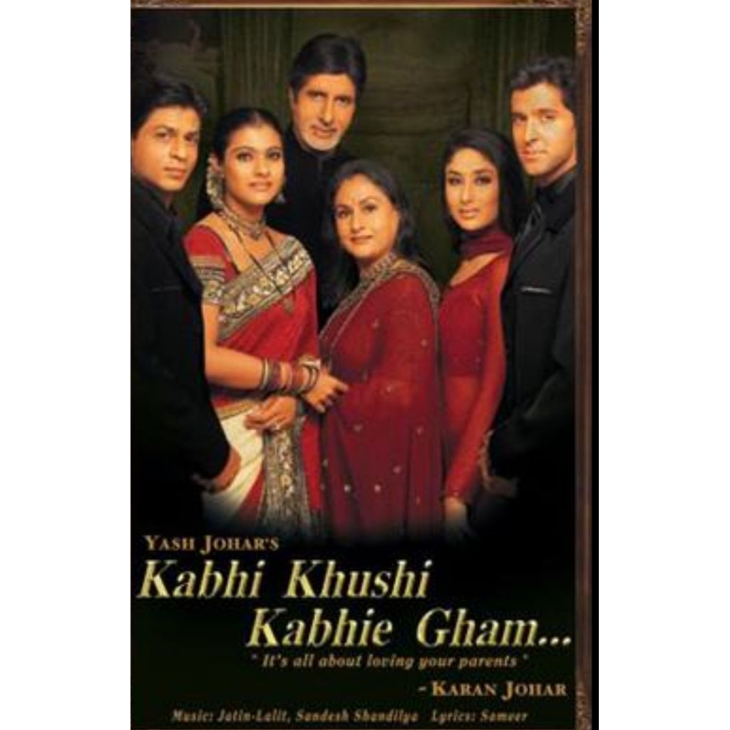 kaset pita full box original non cover"Kabhi Khushi Kabhie Gham"
