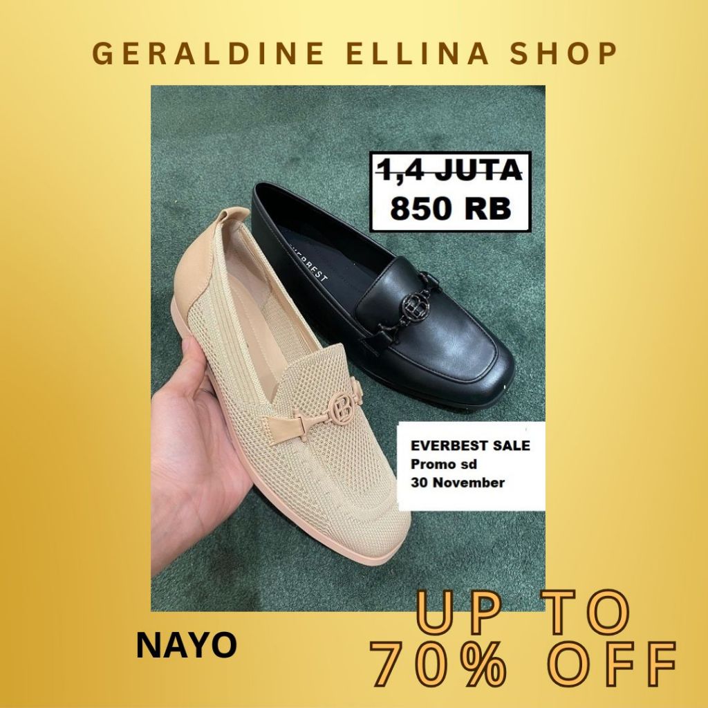 Sepatu Loafer Wanita EVERBEST 100% ORIGINAL Seri NAYO