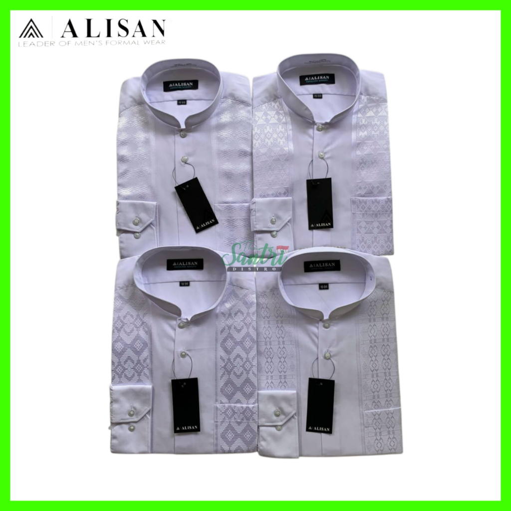 Baju Koko Pria Alisan Lengan Panjang / Baju Koko Alisan / Alisan Fashion Pria / Baju Koko Alisan Pan