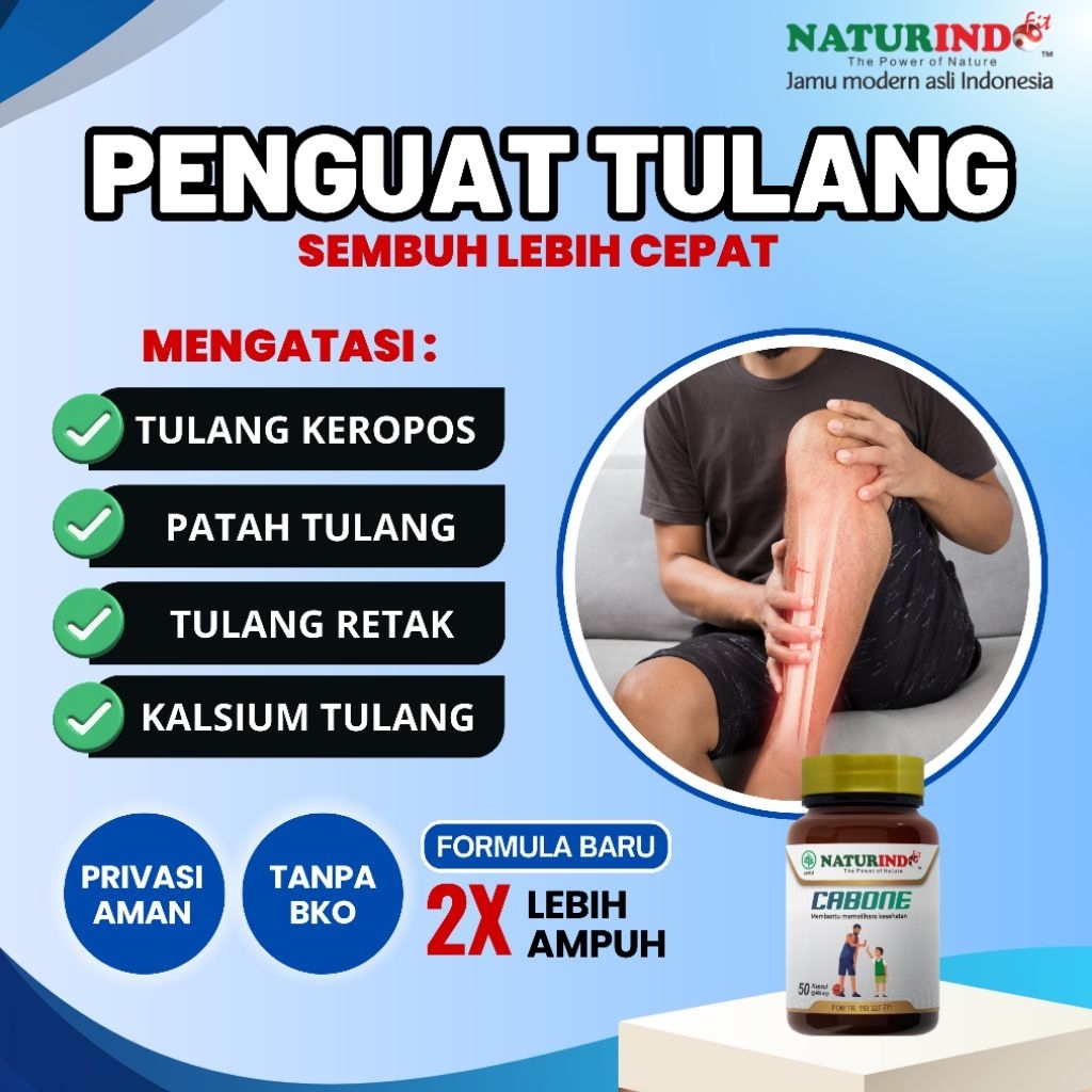 Obat Penguat Tulang Keropos Retak Patah Osteoporosis Kalsium Tulang
