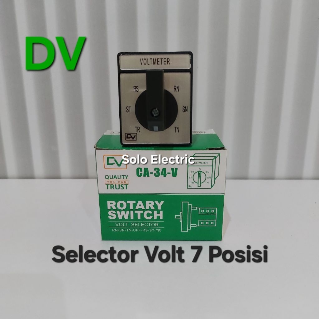 Selector Volt 7 Posisi / Rotary Switch