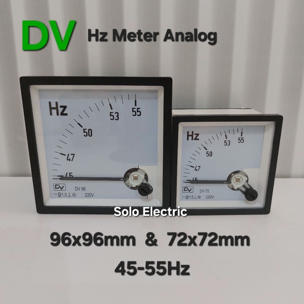 Hz meter Analog DV / Hz Panel Meter Analog 96 / 72