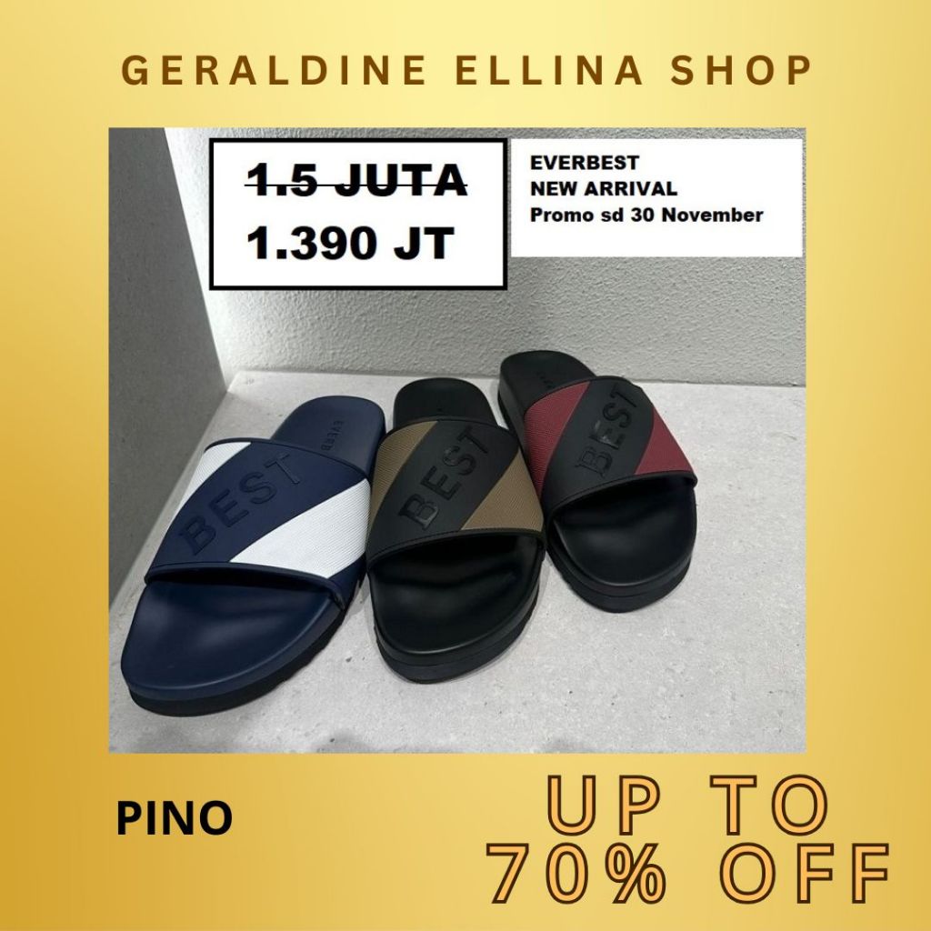 Sandal sendal EVERBEST pria original 100% SALE seri PINO