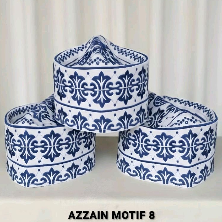Peci Oman Azzain Terbaru Peci Oman Bangladesh Peci Temboro Motif 8