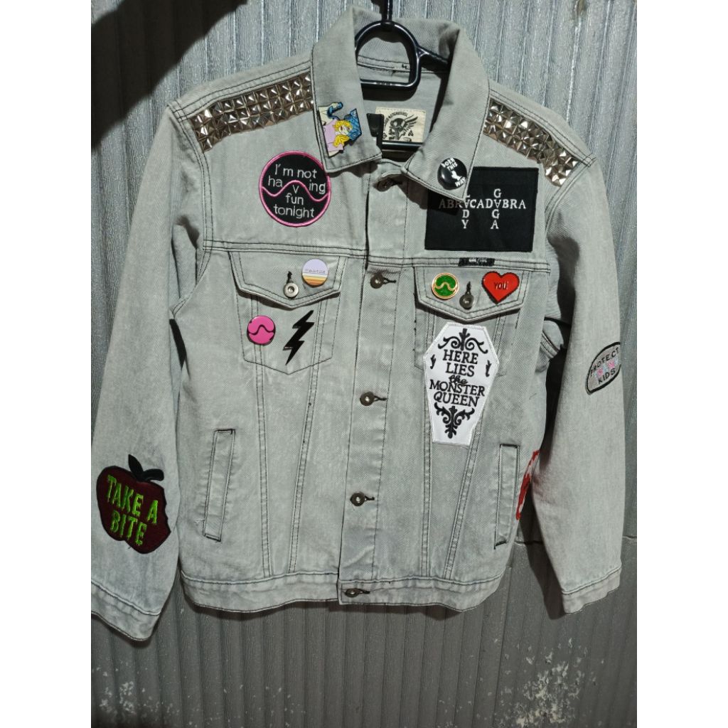 JAKET PUNK LADY GAGA LITTLE MONSTER MAYHEM