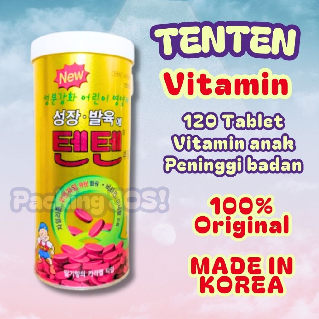 Tenten Vitamin Peninggi Badan isi 120pcs
