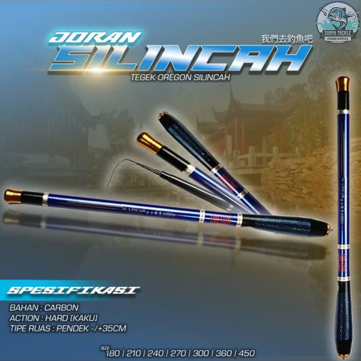 Joran Tegek Oregon Silincah Ruas Pendek Action Kaku - Tegek Pancing
