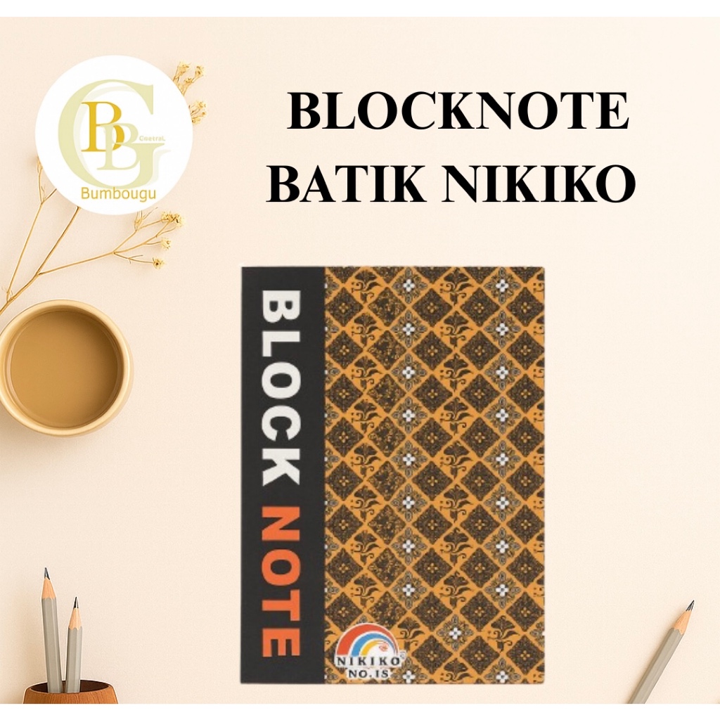 GROSIR BLOCK NOTE BATIK / BLOCK NOTE BATIK NIKIKO / BLOCK NOTE NIKIKO / BLOCK NOTE / BUKU BATIK