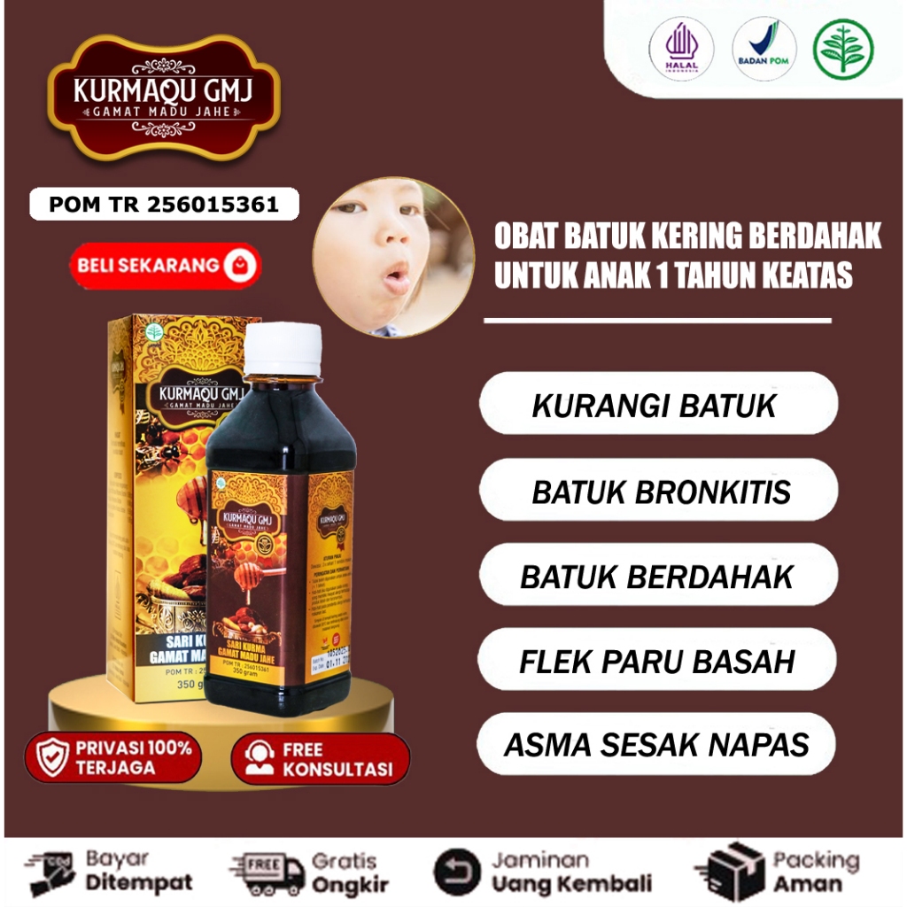 Obat Batuk Kering Herbal, Batuk Kering Gatal, Mengatasi Batuk Kering Anak 1,2,3,4,5,6,7,8 Tahun, Bat