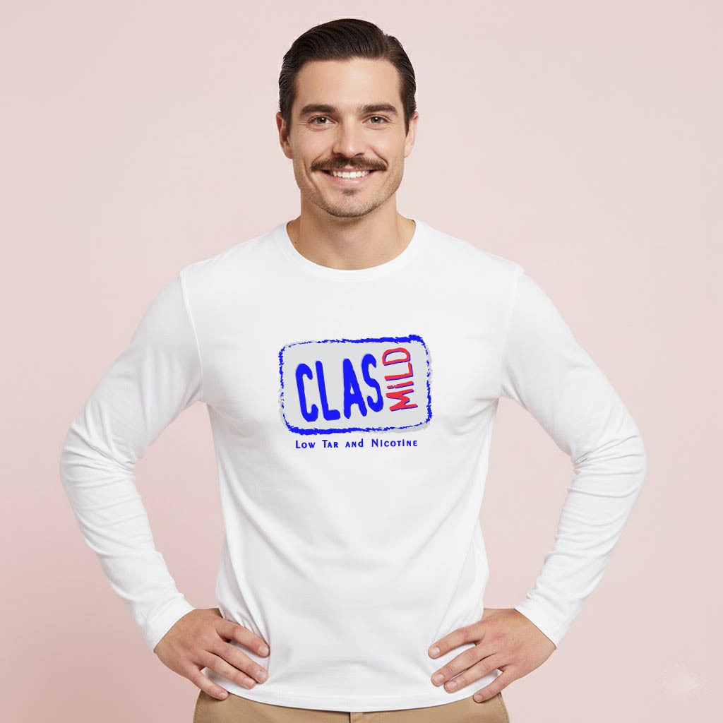 Kaos Lengan Panjang Clas Mild art Cotton Combad Premium T-SHIRT