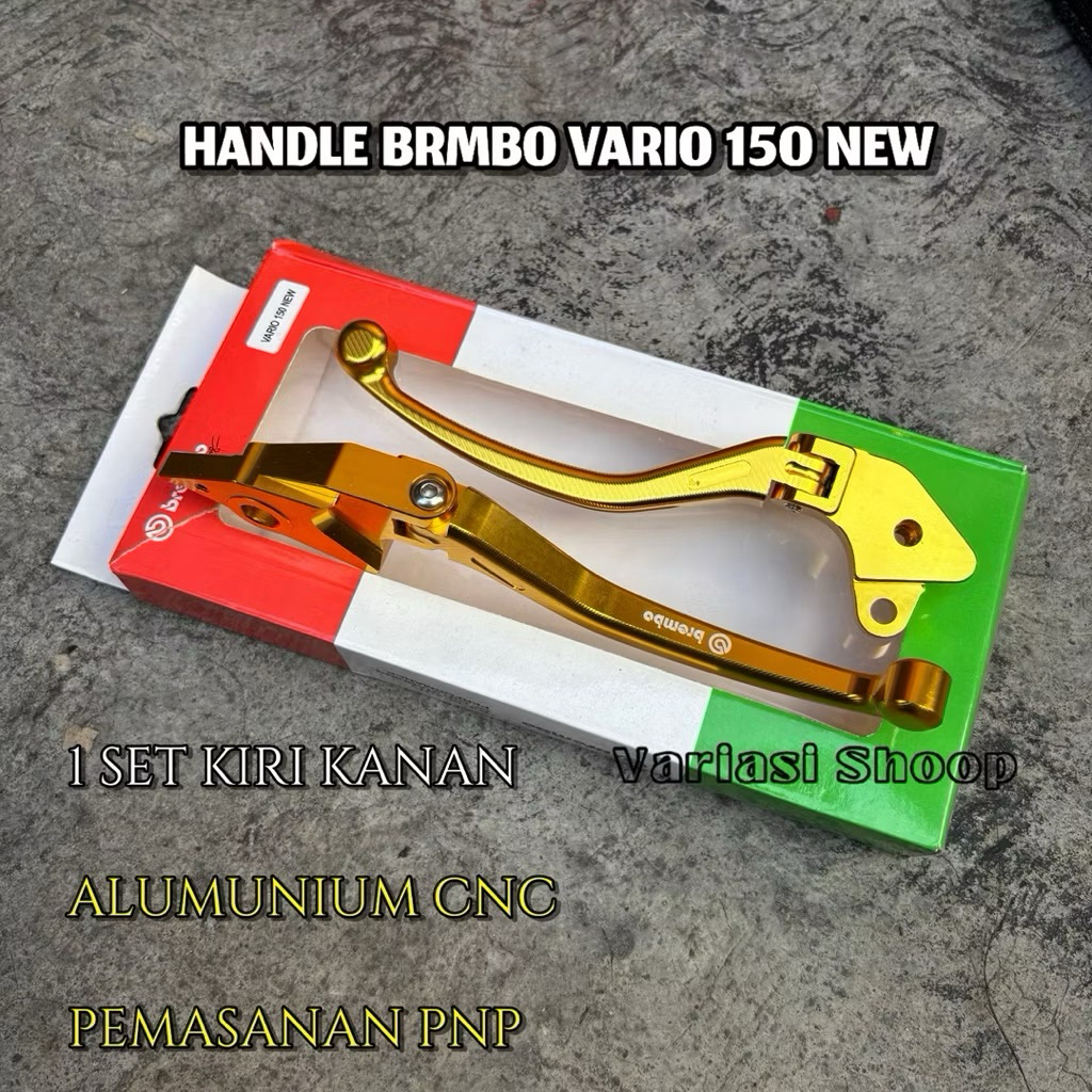 Handle rem brembo handle rem vario 150/125  bisa lipat full cnc produk import original