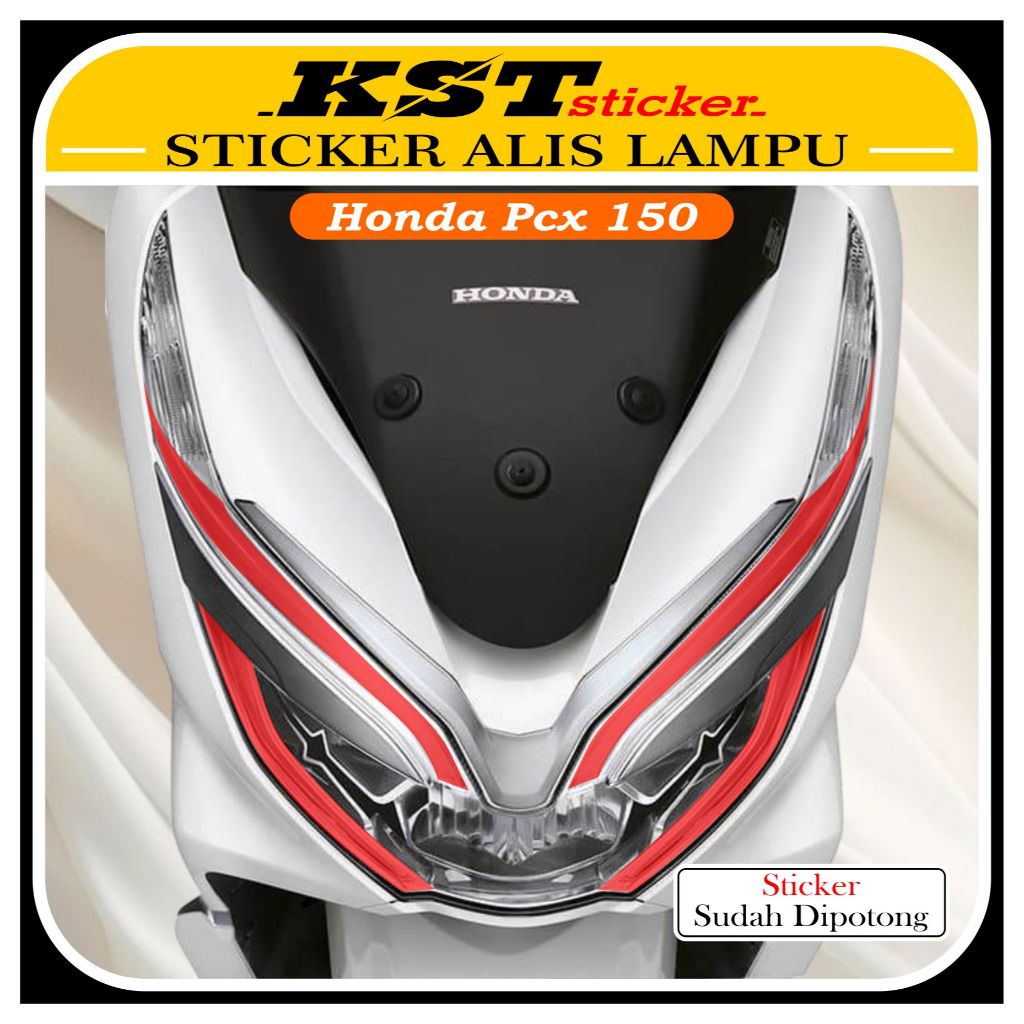 COD Stiker Alis Lampu PCX 150 | Stiker Lampu Alis PCX 150 Terbaru ST. 01