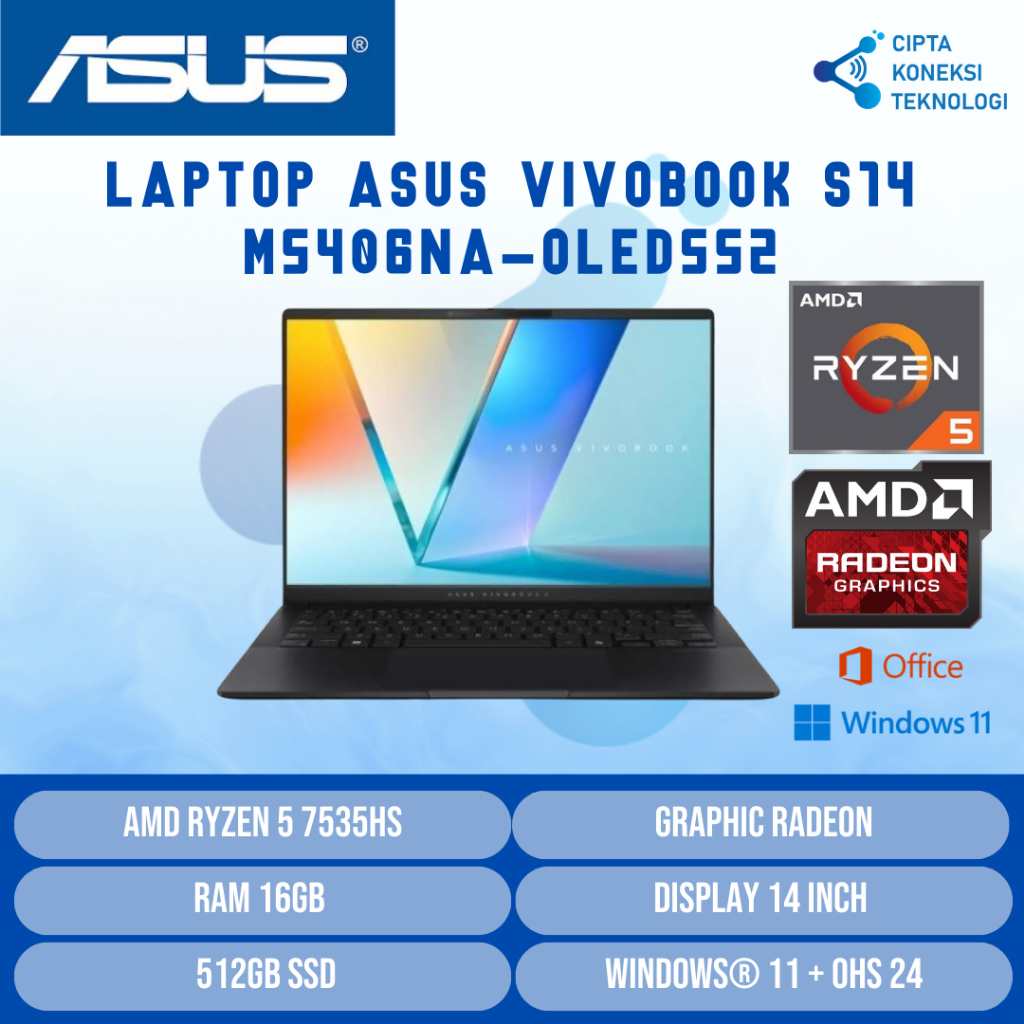 Laptop ASUS vivobook s14 M5406na-oled552